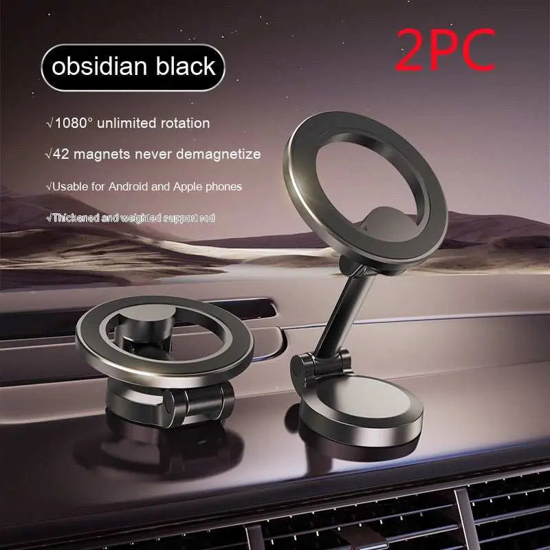 Magnetic Car Phone Mount All - Metal Foldable Phone Holder For Car Strongest Magnet Dashboard Phone Mount For Phone - AMIR BAGS INDIA PRIVATE LIMITED