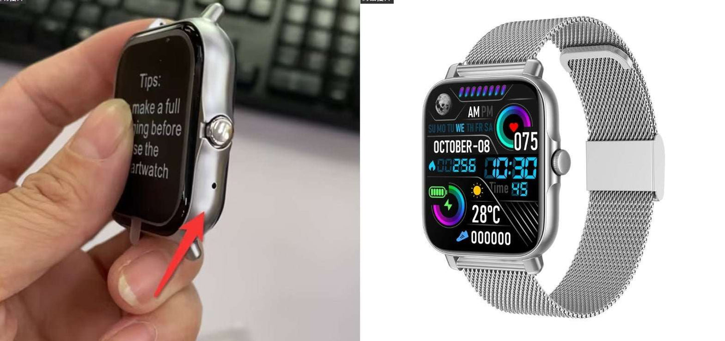 Magnetic Charging Smartwatch Sports Model - AMIR BAGS INDIA PRIVATE LIMITED