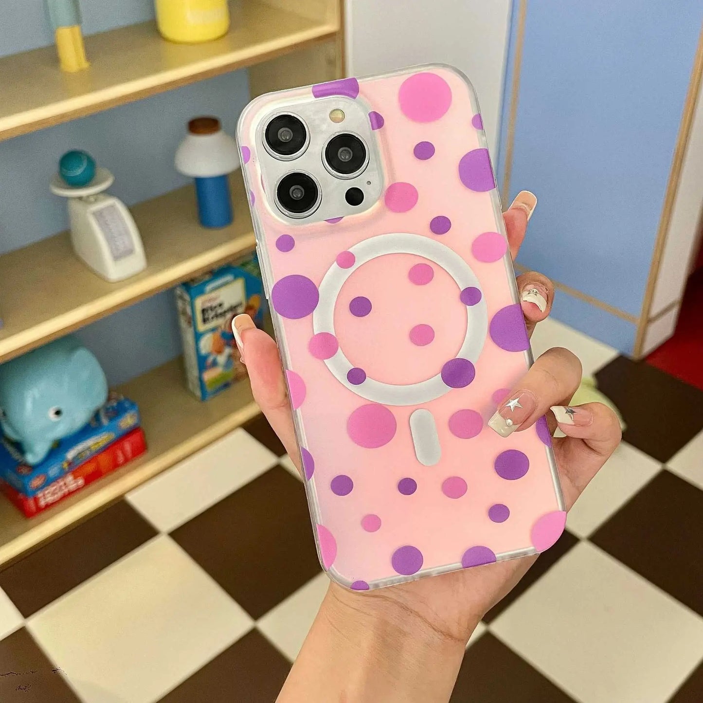 Magnetic Phone Case Wave Point Phone Case - AMIR BAGS INDIA PRIVATE LIMITED
