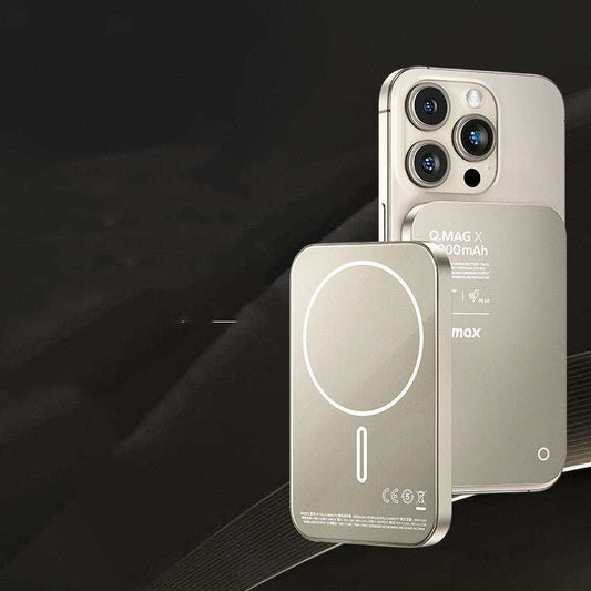 Magnetic Wireless Alloy Power Bank - AMIR BAGS INDIA PRIVATE LIMITED