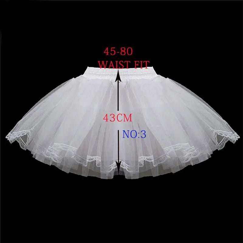 Many Styles Flower Girls Petticoat Underskirt Cosplay Party Short Dress Jupon Fille Lolita Ballet Tutu Skirt Enaguas Sottogonna - AMIR BAGS INDIA PRIVATE LIMITED