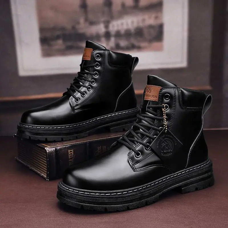 Martin Boots Men's British Style RetroProduct information:Pattern: solid color Color: YZ209 Gray, YZ209 Green, YZ209 khaki, YZ209 Black Heel shape: short stout heel Size: 39, 40, 41, 42, 43, 44, 45, 46, DropshipmanAMIR BAGS INDIA PRIVATE LIMITEDnull