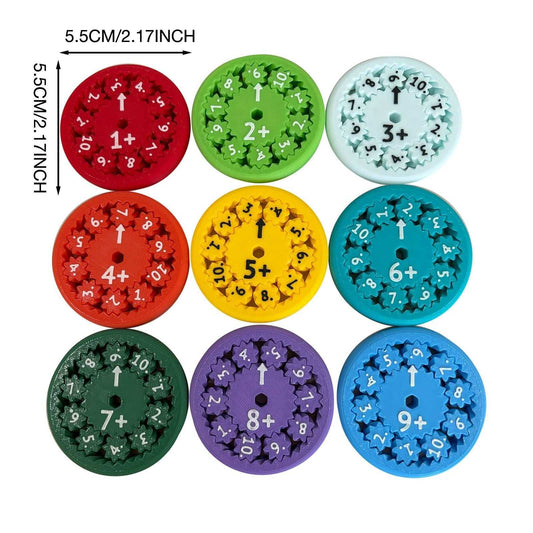 Math Fidget Spinners Fingertip Math Puzzle Toys Math Games Math Operations Decompression Games Desktop Math Multiplication Games - AMIR BAGS INDIA PRIVATE LIMITED