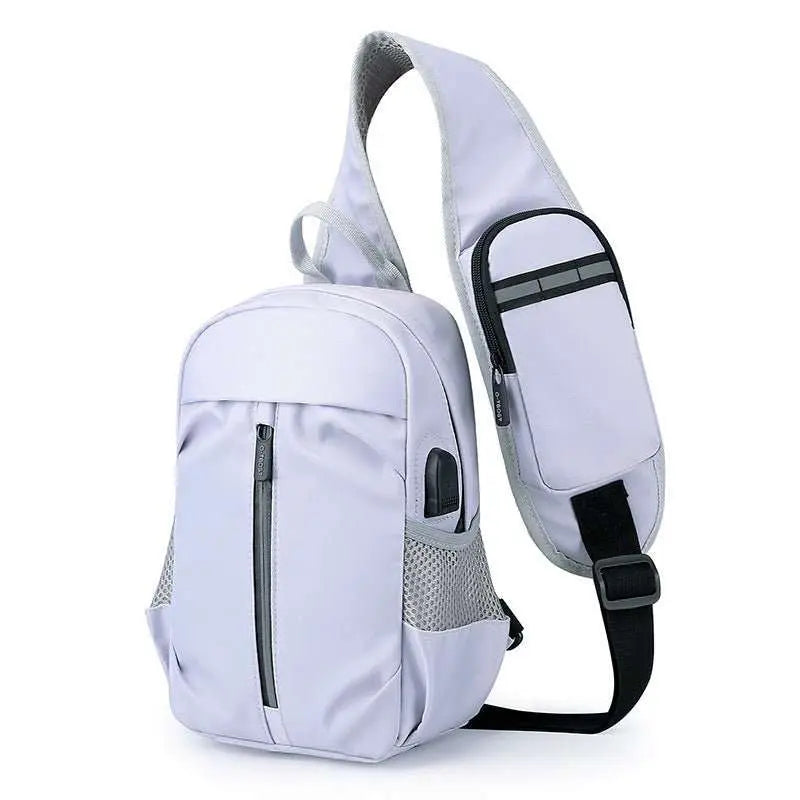Men Chest Bag With Phone Wallet Design Crossbody Shouder Bags Sports - AMIR BAGS INDIA PRIVATE LIMITED