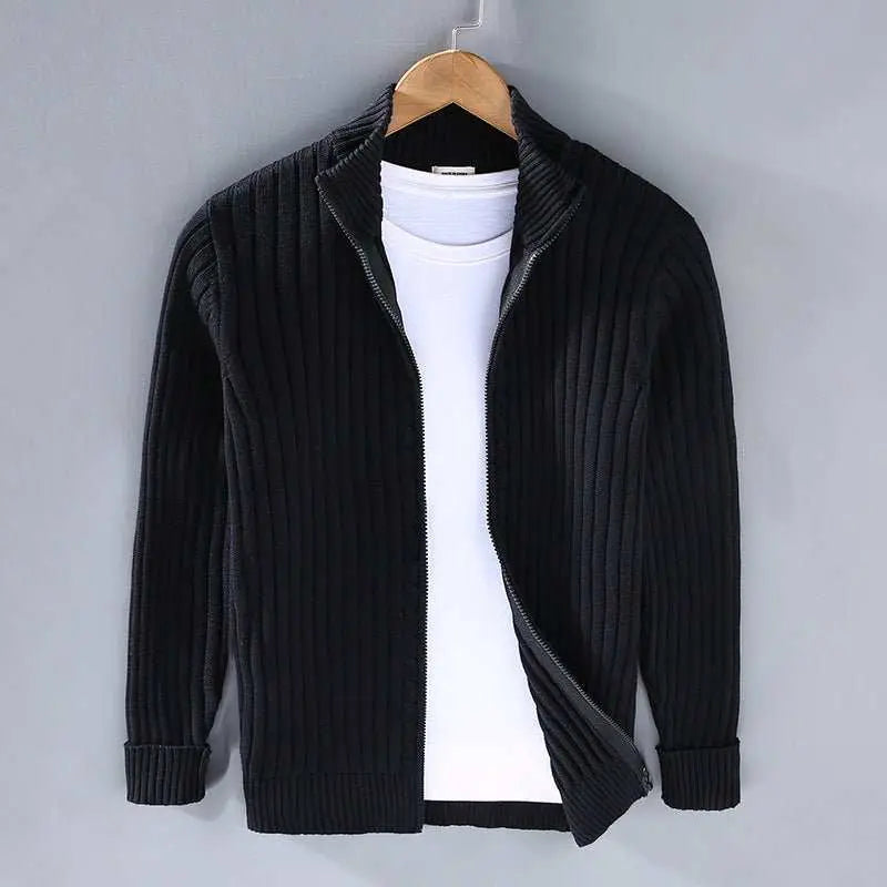 Men Fashion Personalized Sweater CoatProduct information:Color: carbon gray, black, dark blue, light gray Size: M,L,XL,2XL,3XL Version: Loose Fabric name: Cotton Applicable scenarios: Leisure ApplicableDropshipmanAMIR BAGS INDIA PRIVATE LIMITEDnull