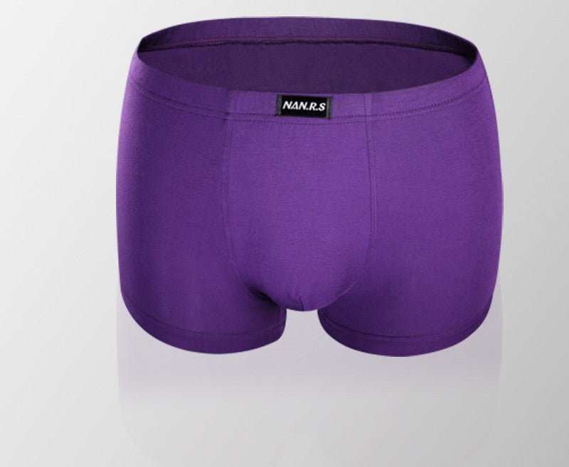 Men's Boxers Mid - waist Modal Boxers Youth Short Underpants - AMIR BAGS INDIA PRIVATE LIMITED