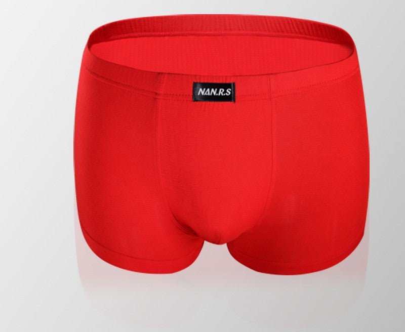 Men's Boxers Mid - waist Modal Boxers Youth Short Underpants - AMIR BAGS INDIA PRIVATE LIMITED