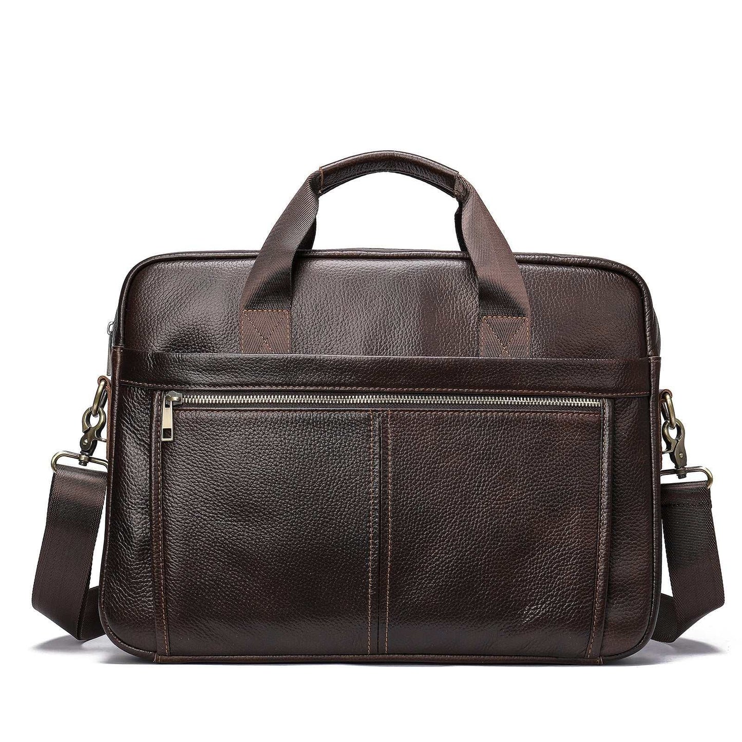 Men's Business Cowhide Laptop Bag - AMIR BAGS INDIA PRIVATE LIMITED