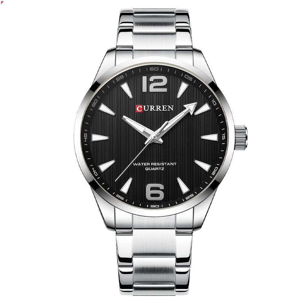 Men's Business Quartz Steel Belt Watch - AMIR BAGS INDIA PRIVATE LIMITED