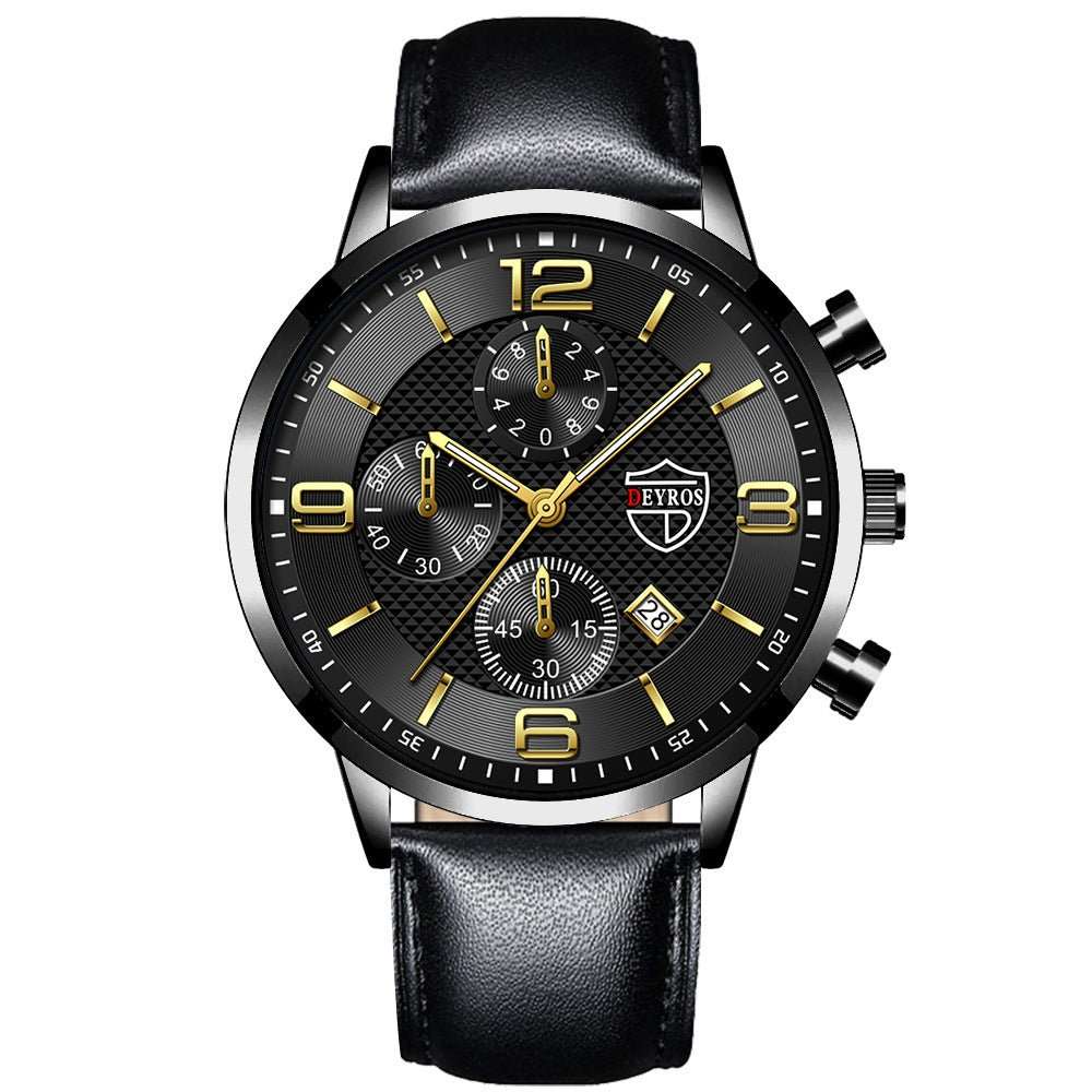 Men's Calendar Quartz Watch Fashion - AMIR BAGS INDIA PRIVATE LIMITED