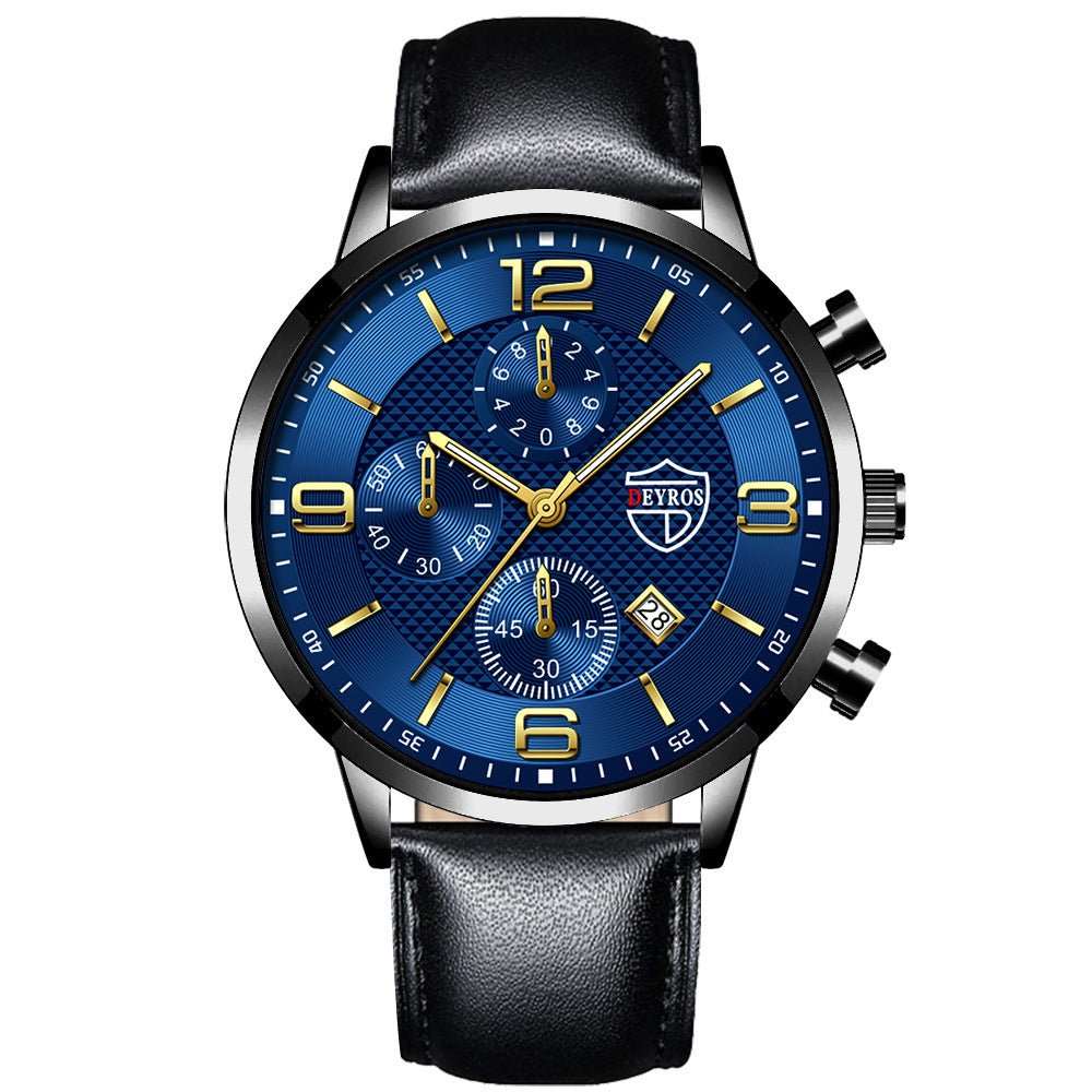 Men's Calendar Quartz Watch Fashion - AMIR BAGS INDIA PRIVATE LIMITED