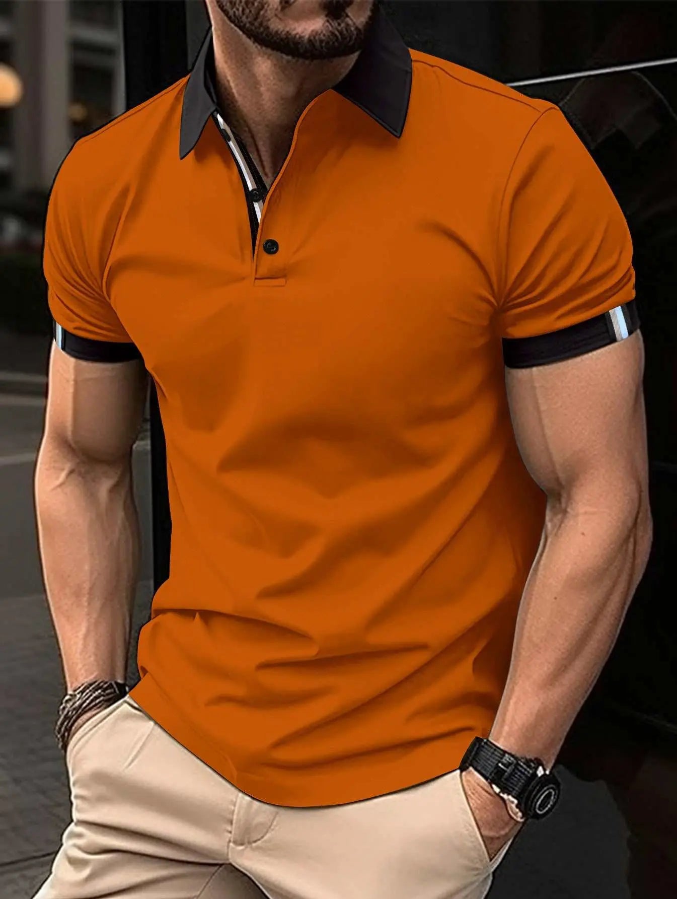 Men's Casual Button Solid Color Short SleevesProduct information:Pattern: Plaid Color: white, royal blue, pink, black, gray, blue, dark blue, brown Size: S,M,L,XL,XXL,XXXL Style: slim fit Main fabric compositioDropshipmanAMIR BAGS INDIA PRIVATE LIMITEDnull