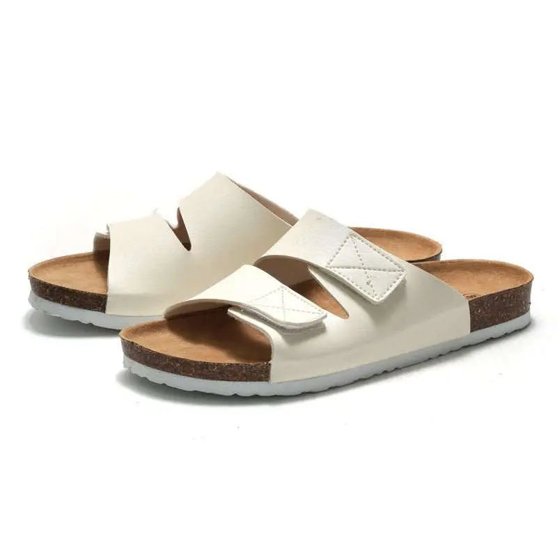 Men's Cork Slippers Slippers Velcro - AMIR BAGS INDIA PRIVATE LIMITED