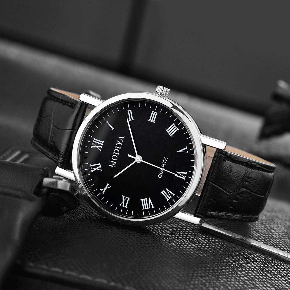 Men's Fashion Simple Belt Quartz Watch - AMIR BAGS INDIA PRIVATE LIMITED