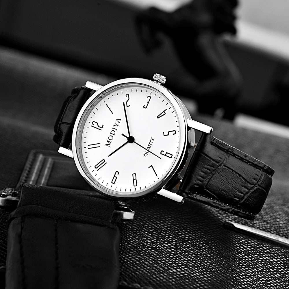 Men's Fashion Simple Belt Quartz Watch - AMIR BAGS INDIA PRIVATE LIMITED
