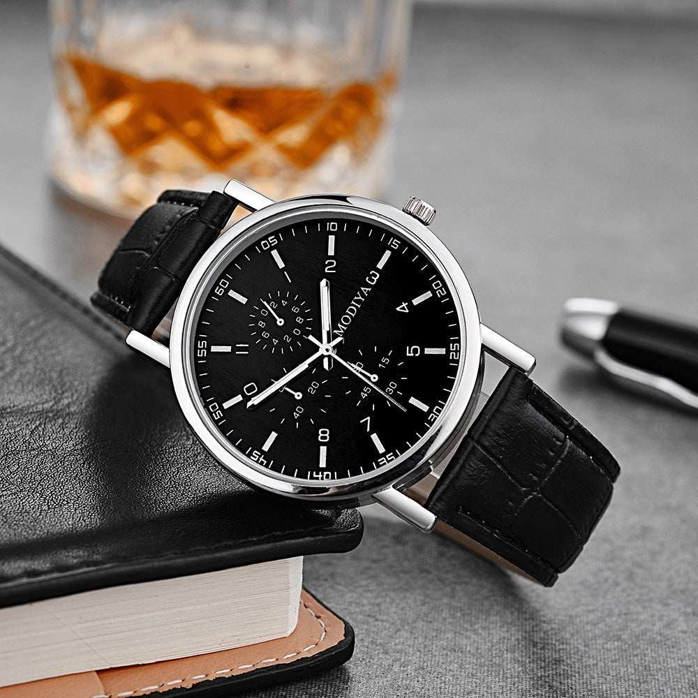 Men's Fashion Simple Belt Quartz Watch - AMIR BAGS INDIA PRIVATE LIMITED