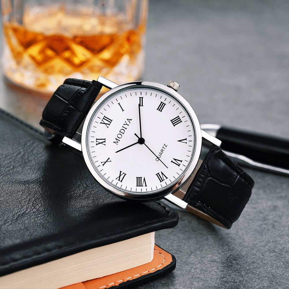Men's Fashion Simple Belt Quartz Watch - AMIR BAGS INDIA PRIVATE LIMITED