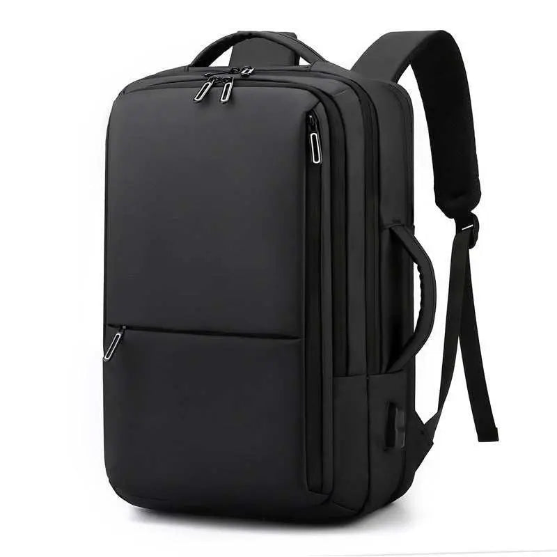 Men's Fashion Solid Color Business Lightweight Expansion Computer Backpack - AMIR BAGS INDIA PRIVATE LIMITED