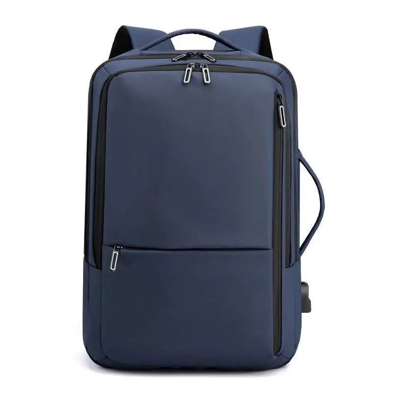 Men's Fashion Solid Color Business Lightweight Expansion Computer Backpack - AMIR BAGS INDIA PRIVATE LIMITED