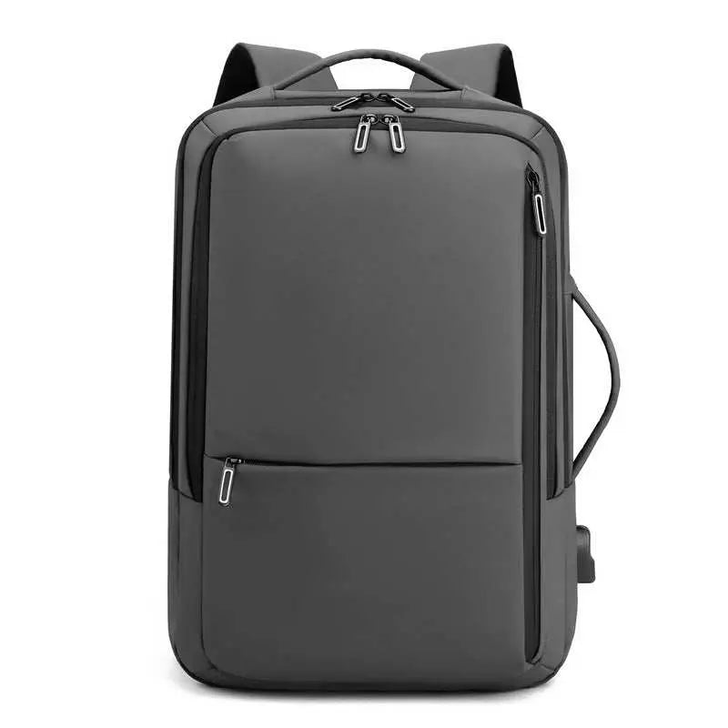 Men's Fashion Solid Color Business Lightweight Expansion Computer Backpack - AMIR BAGS INDIA PRIVATE LIMITED