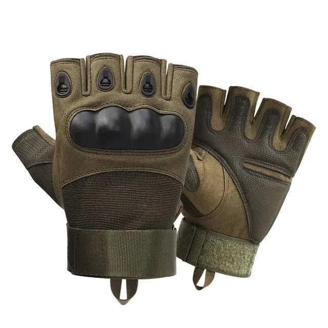 Men's Half Finger Tactical Gloves - AMIR BAGS INDIA PRIVATE LIMITED