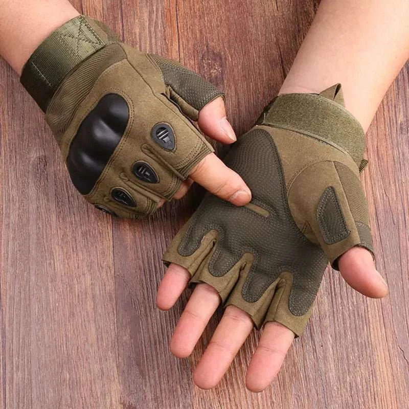 Men's Half Finger Tactical Gloves - AMIR BAGS INDIA PRIVATE LIMITED