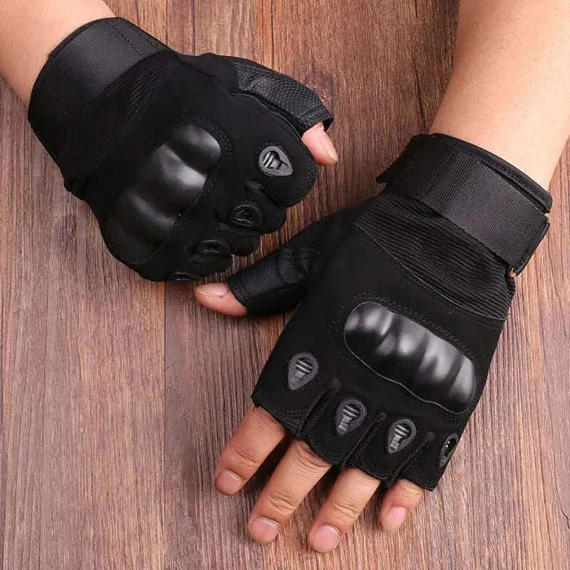 Men's Half Finger Tactical Gloves - AMIR BAGS INDIA PRIVATE LIMITED