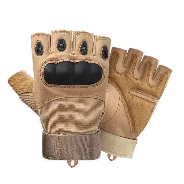 Men's Half Finger Tactical Gloves - AMIR BAGS INDIA PRIVATE LIMITED