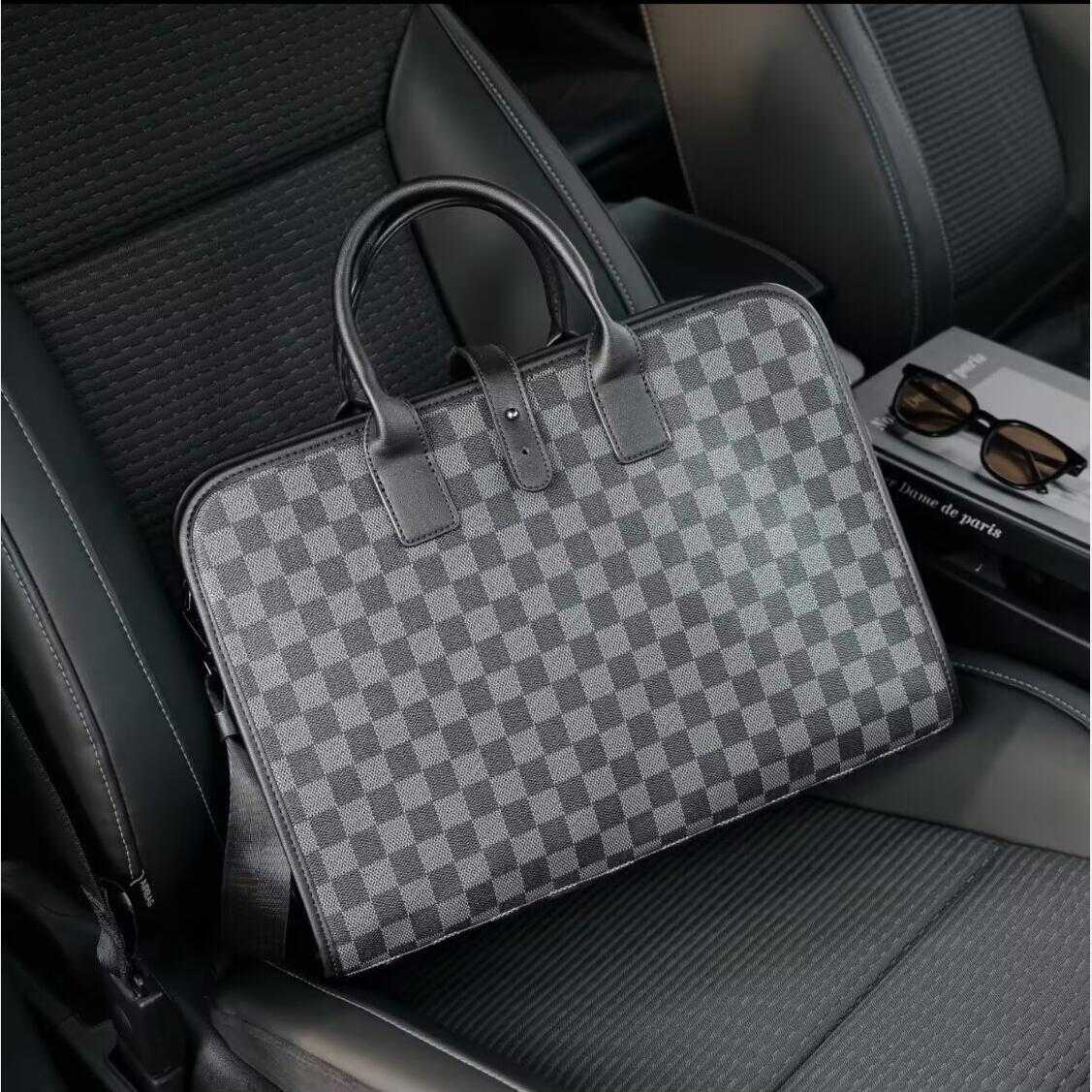 Men's Handbag Daily Casual Briefcase Personalized File Package - AMIR BAGS INDIA PRIVATE LIMITED