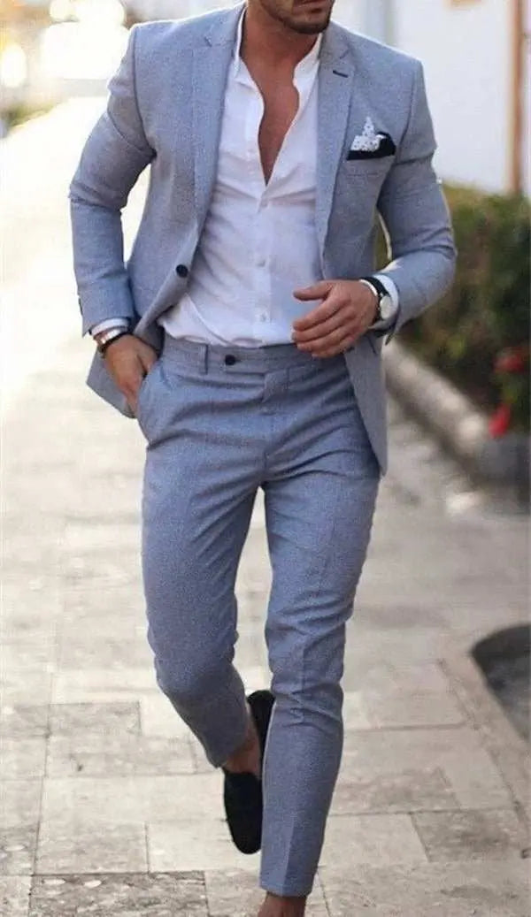 Men's Plus Size Two-piece SuitProduct information:Thickness: regularFabric name: hemp blendColor: yellow, sky blue, light blue, khaki, light pink, light green, dark blueMain fabric composition: lDropshipmanAMIR BAGS INDIA PRIVATE LIMITEDnull