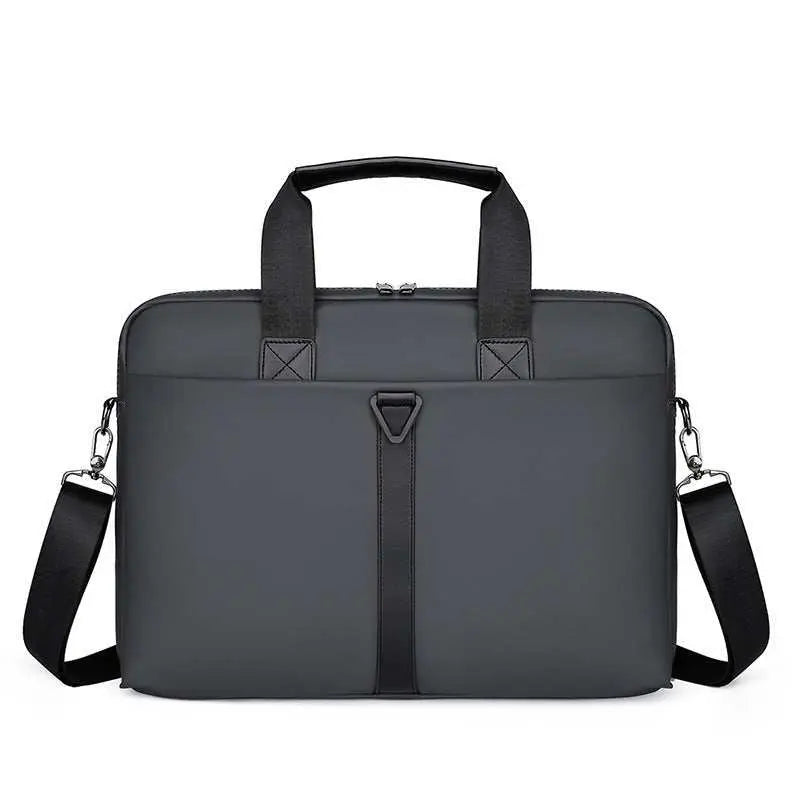 Men's PU Portable Oblique Span Business Briefcase Large Capacity Travel - AMIR BAGS INDIA PRIVATE LIMITED