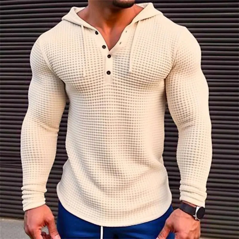Men's Pullover Casual Long Sleeve T-shirt Waffler Slim Tops Sweat-shirOverview:Unique design, stylish and beautiful.Good material, comfortable wear.A variety of colors, any choice.Product information:Pattern: solid color Pocket Style: DropshipmanAMIR BAGS INDIA PRIVATE LIMITEDnull