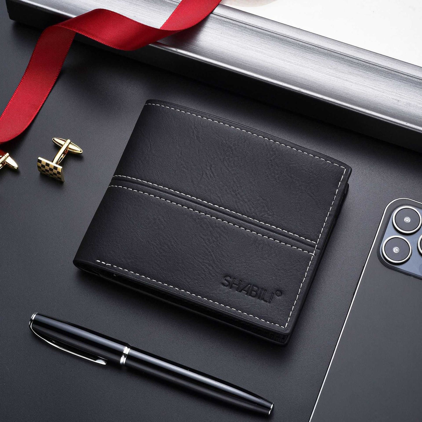 Men's Short Business Simple Fashion Soft Wallet - AMIR BAGS INDIA PRIVATE LIMITED