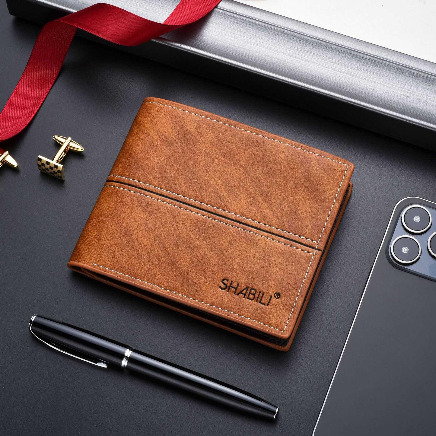 Men's Short Business Simple Fashion Soft Wallet - AMIR BAGS INDIA PRIVATE LIMITED