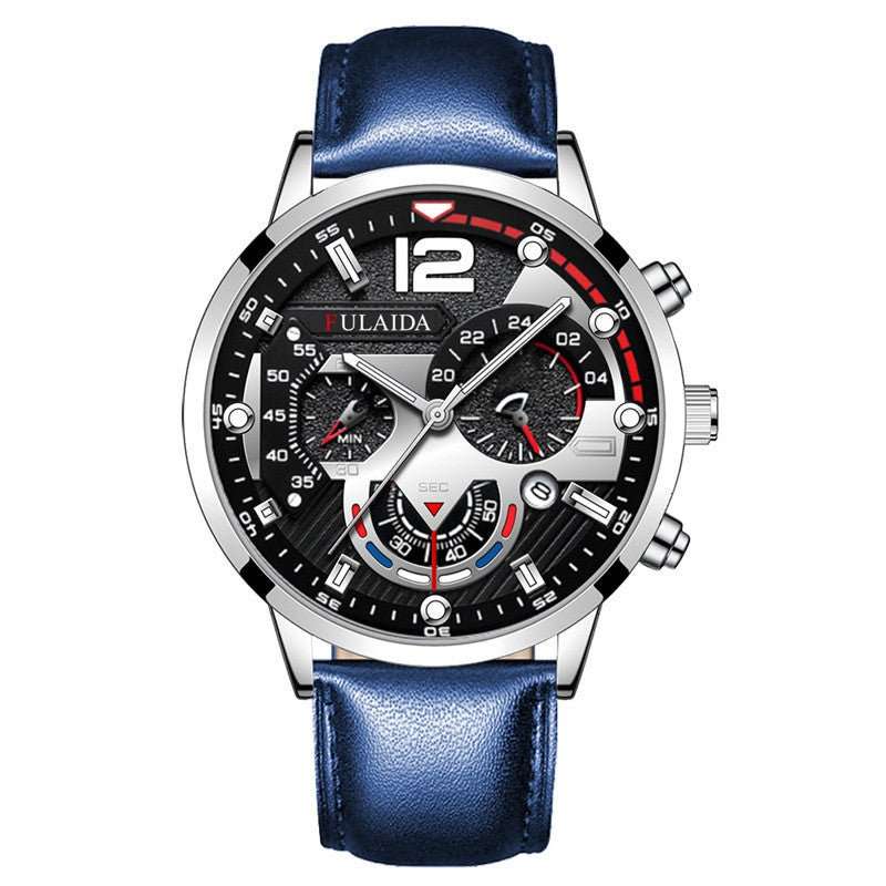 Men's Student's Watch Belt Casual Calendar Quartz Watch - AMIR BAGS INDIA PRIVATE LIMITED