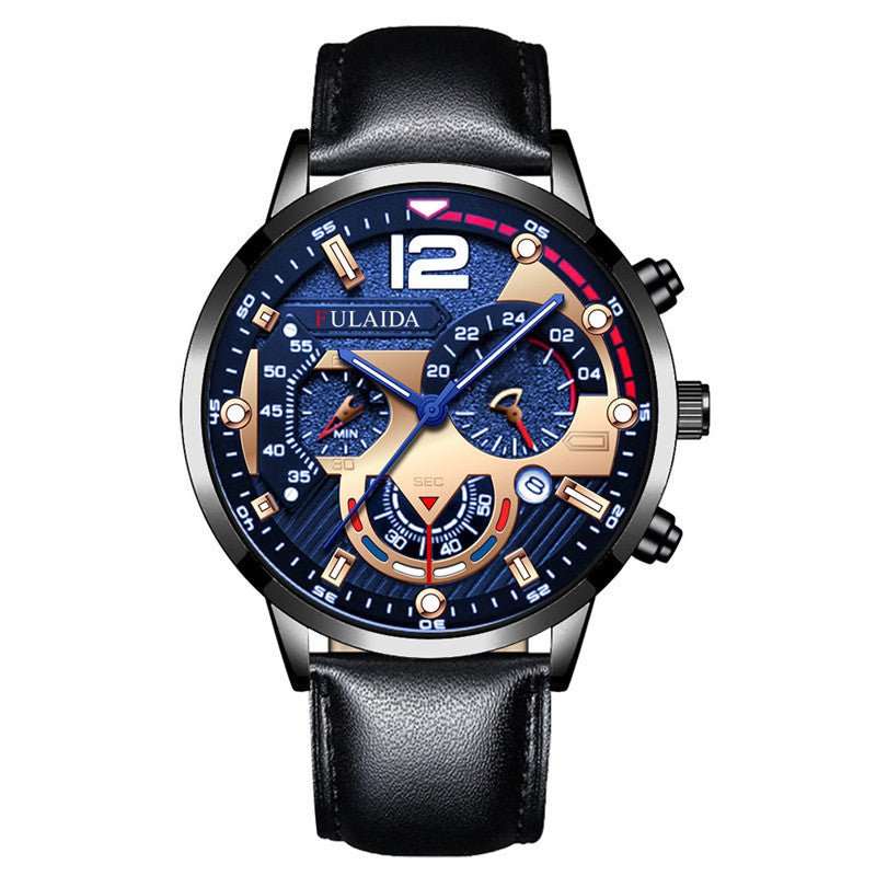 Men's Student's Watch Belt Casual Calendar Quartz Watch - AMIR BAGS INDIA PRIVATE LIMITED