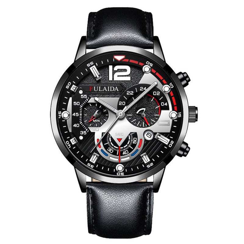 Men's Student's Watch Belt Casual Calendar Quartz Watch - AMIR BAGS INDIA PRIVATE LIMITED