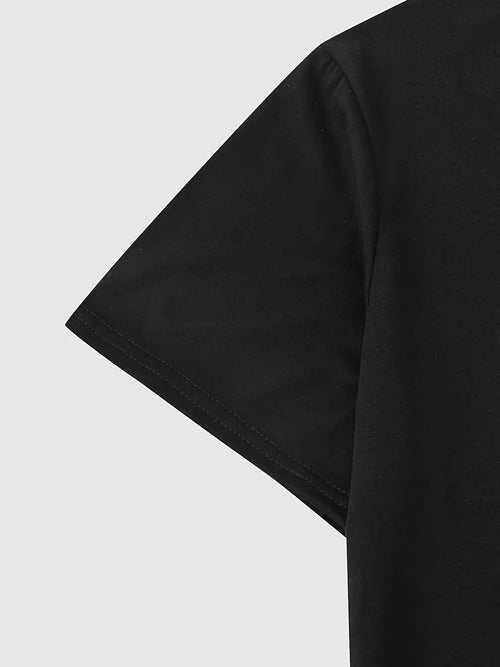 Men's T-shirt, Rock Print T-shirt, Summer Spring And Autumn Casual - AMIR BAGS INDIA PRIVATE LIMITED