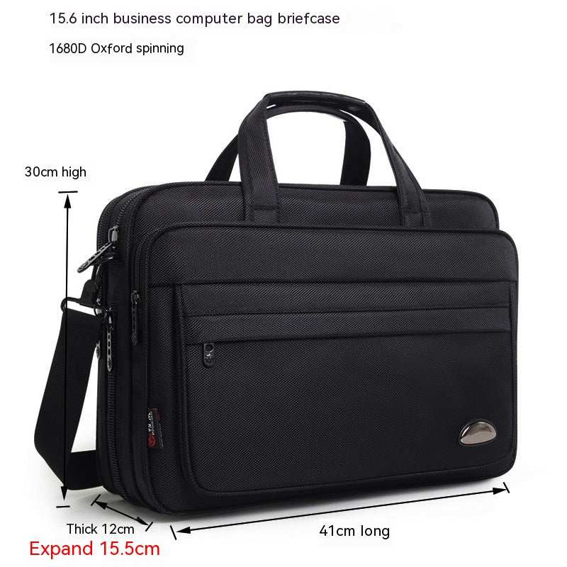 Men's Waterproof Oxford Large Capacity Briefcase - AMIR BAGS INDIA PRIVATE LIMITED