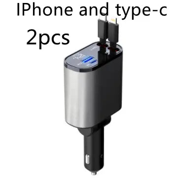 Metal Car Charger 100W Super Fast Charging Car Cigarette Lighter USB AOverview:1. Charging speed increased by 300% when getting in the car, charging when getting off the car, fully charged, super fast charging.2. Easy to retract and reDropshipmanAMIR BAGS INDIA PRIVATE LIMITEDnull