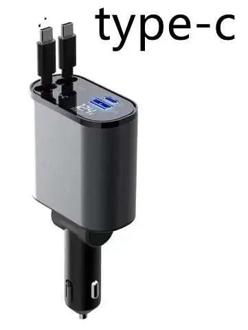 Metal Car Charger 100W Super Fast Charging Car Cigarette Lighter USB AOverview:1. Charging speed increased by 300% when getting in the car, charging when getting off the car, fully charged, super fast charging.2. Easy to retract and reDropshipmanAMIR BAGS INDIA PRIVATE LIMITEDnull