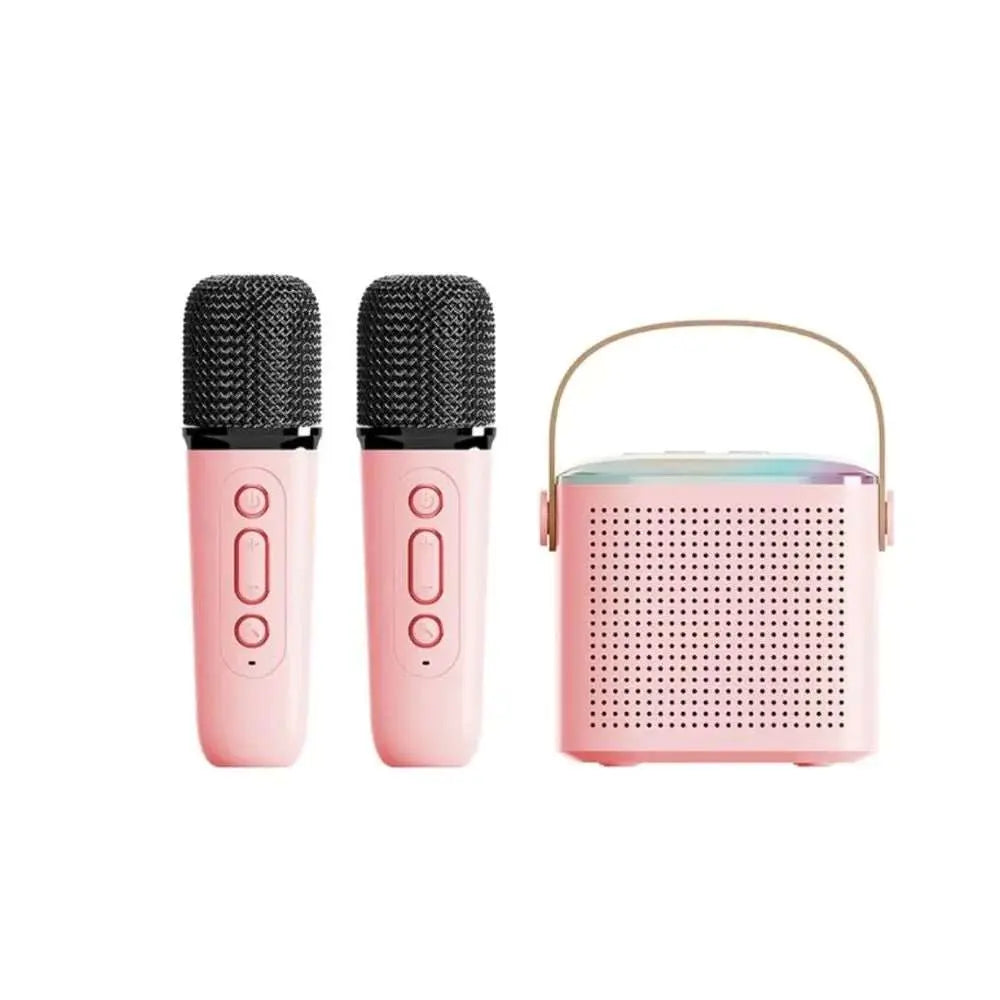 Microphone Karaoke Machine Bluetooth-compatible Speaker With 2 WirelesOverview:
Dual Microphone Karaoke Machine: Enjoy singing with friends and family with two wireless microphones included.
Portable System: Take your karaoke party aDropshipmanAMIR BAGS INDIA PRIVATE LIMITEDnull