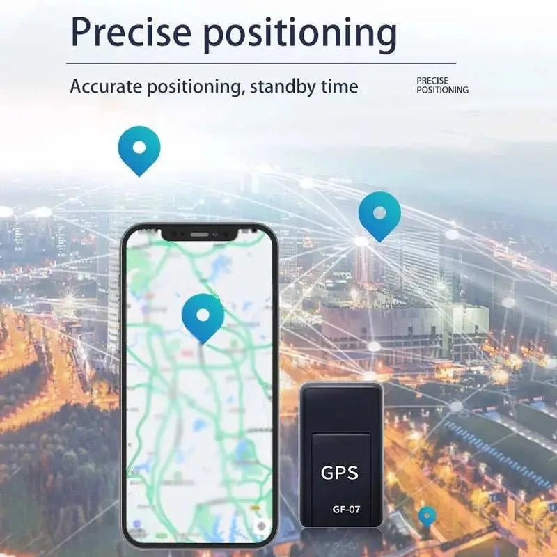 Mini GF07 GPS Tracker | Real - Time Tracking | Anti - Theft Alarm | Strong Magnetic Mount | SIM Message Positioner - AMIR BAGS INDIA PRIVATE LIMITED