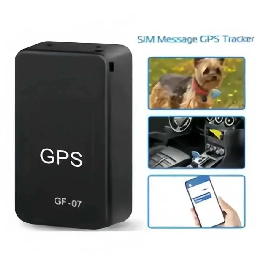 Mini GF07 GPS Tracker | Real - Time Tracking | Anti - Theft Alarm | Strong Magnetic Mount | SIM Message Positioner - AMIR BAGS INDIA PRIVATE LIMITED