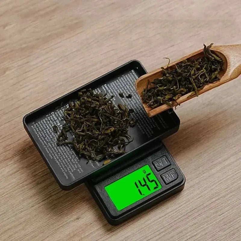 Mini high - precision LCD digital pocket scale 1kg/0.1g 500g/0.01g jewelry scale food scale kitchen mini gram scale with backlight - AMIR BAGS INDIA PRIVATE LIMITED