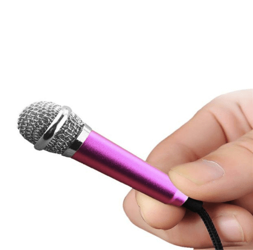 Mini mobile phone microphone mobile phone recording sing small microphone small microphone - AMIR BAGS INDIA PRIVATE LIMITED