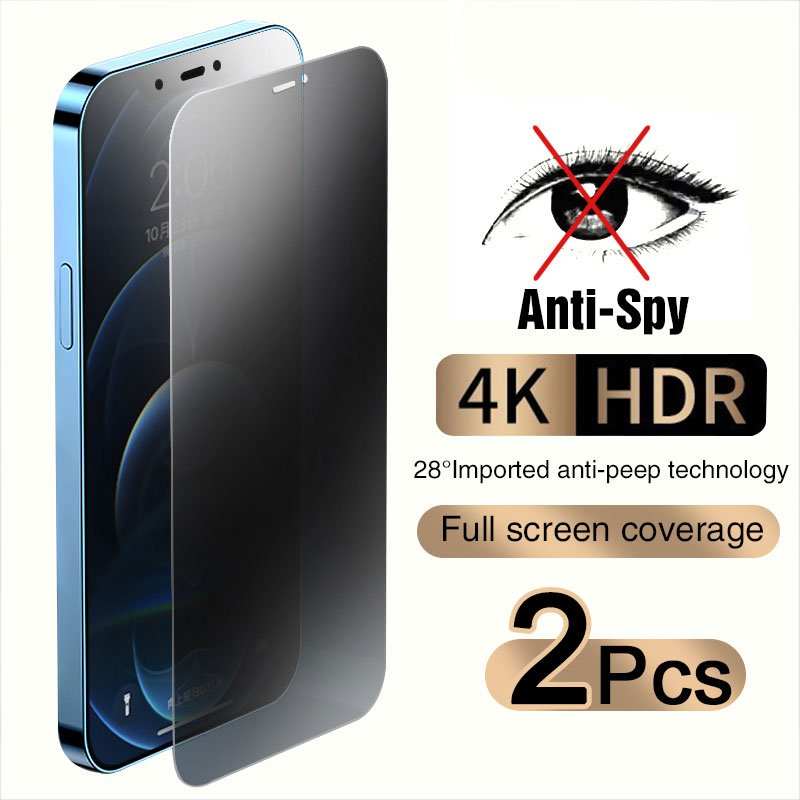 Mobile Phone Anti - peeping Tempered Glass Full Screen - AMIR BAGS INDIA PRIVATE LIMITED