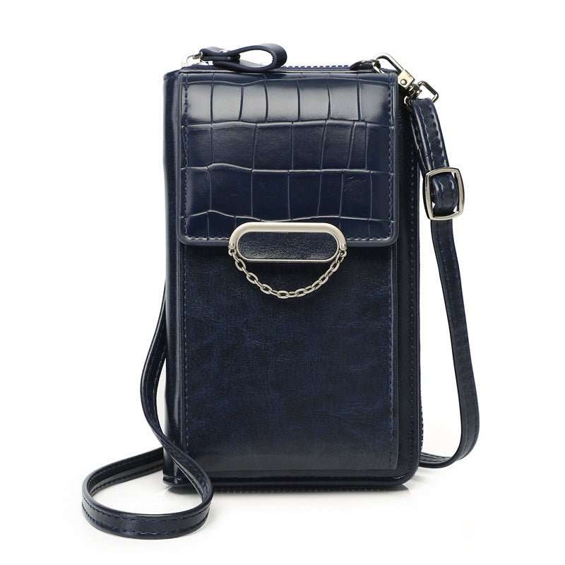 Mobile Phone Bag For Women Chain Stone Pattern Design Shoulder Bags - AMIR BAGS INDIA PRIVATE LIMITED