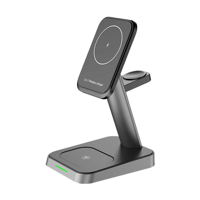 Mobile Phone Vertical Wireless Charger Watch Wireless Charger Mobile Phone Wireless Three - in - one Charger - AMIR BAGS INDIA PRIVATE LIMITED