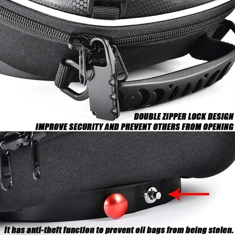 Motorcycle Tank Bag Quick Lock for Benelli TRK702 X 752 S TRK251 BN 300 302 600 BN902S TNT899 Tornado Tankbags Luggage - AMIR BAGS INDIA PRIVATE LIMITED